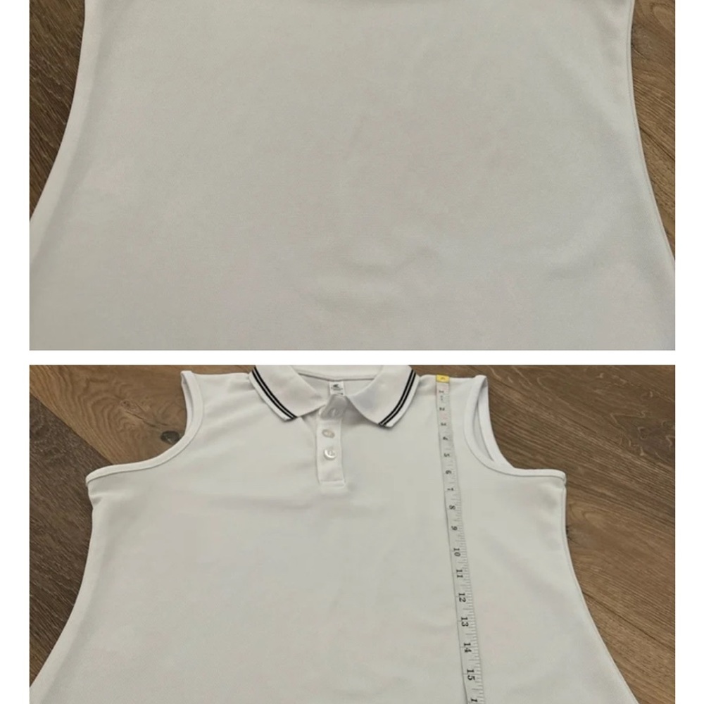 Adidas Cream Boxy Polo Button Down Shirt